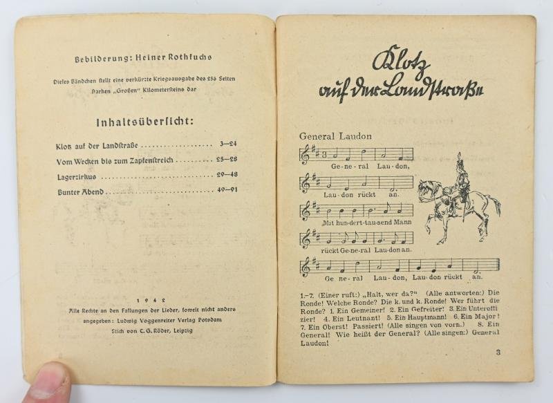 German Hitler Youth Songbook — image 3