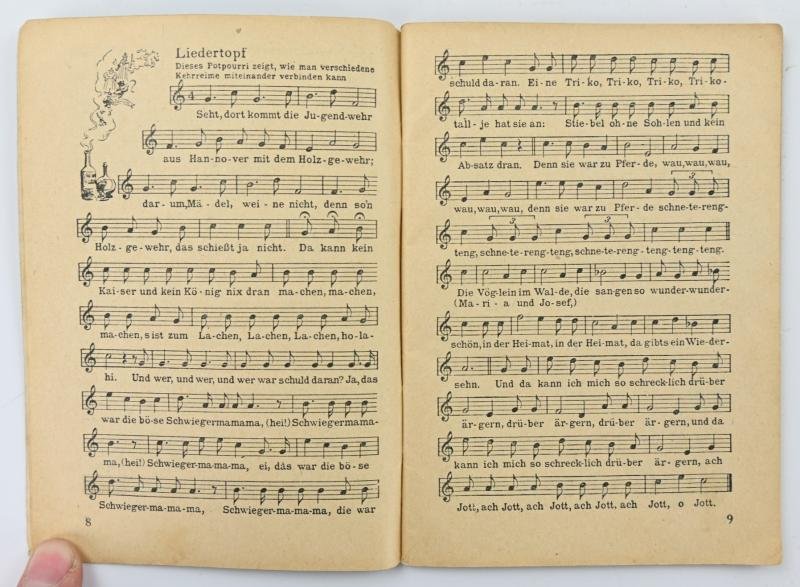 German Hitler Youth Songbook — image 4