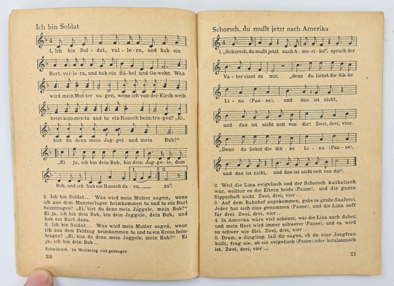 German Hitler Youth Songbook — image 5