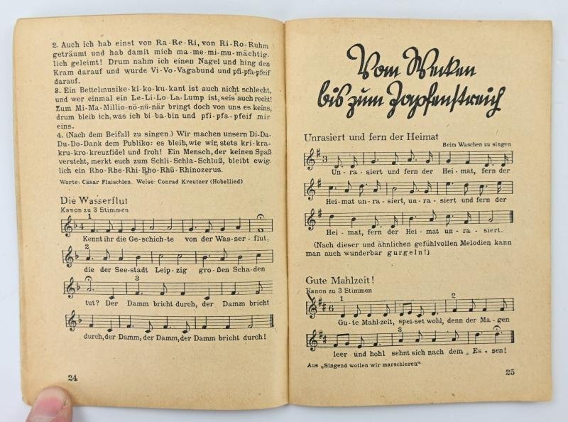 German Hitler Youth Songbook — image 6