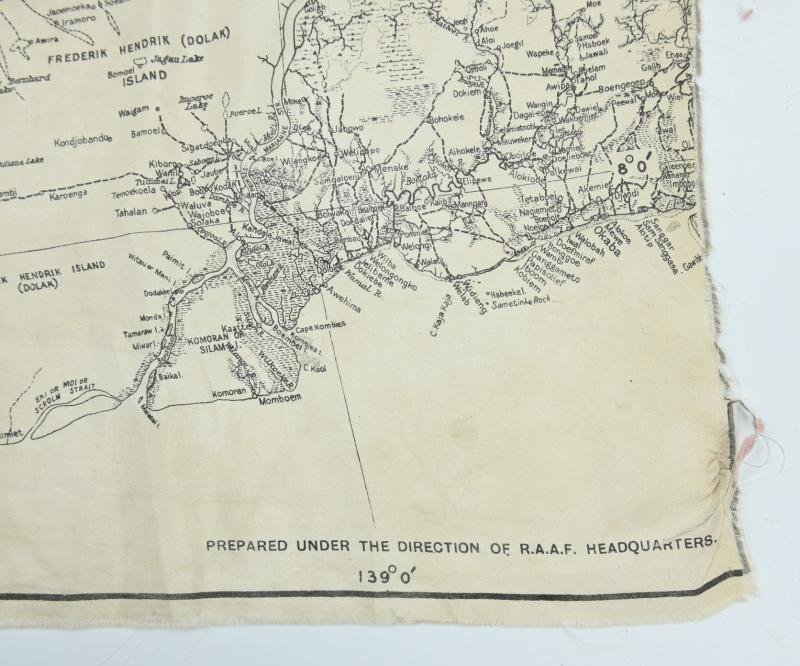 Australian RAAF Escape Map 'New Guinea Western' — image 5