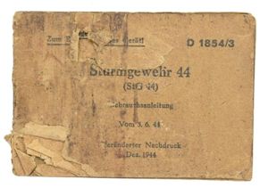 German WH StG44 Instruction Manual
