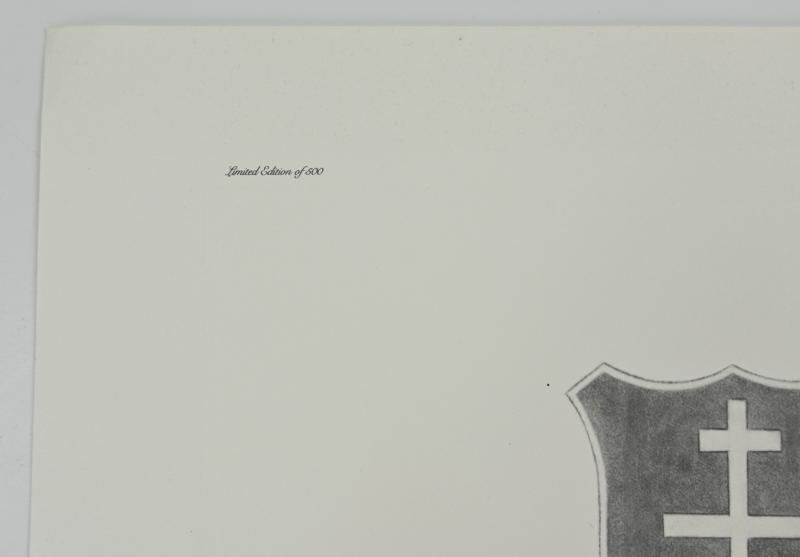 German Litho Print of LW Flight Ace 'Hans-Ulrich Rudel' — image 8