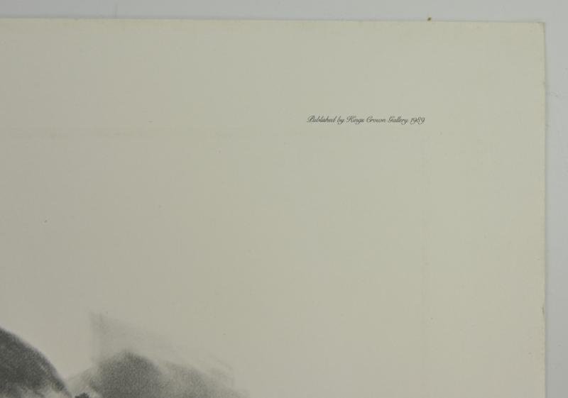 German Litho Print of LW Flight Ace 'Hans-Joachim Marseille' — image 7