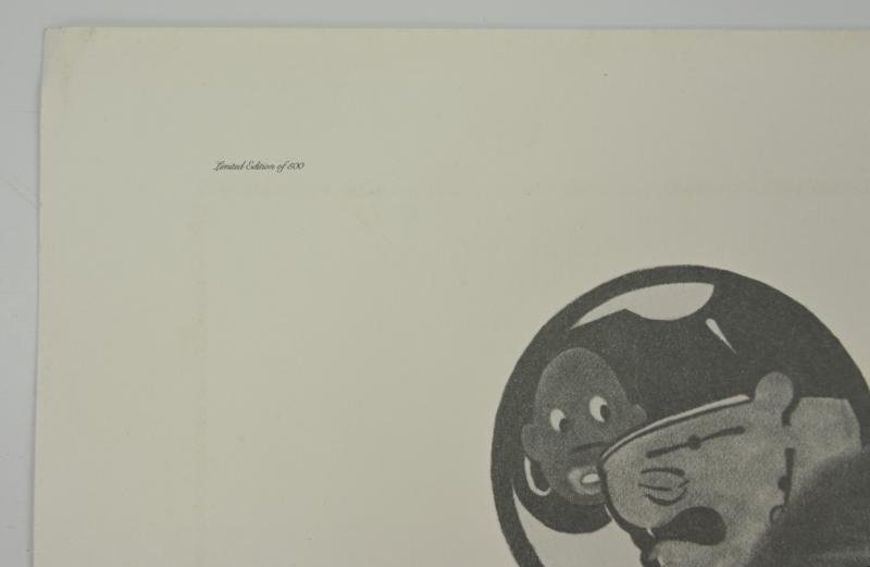 German Litho Print of LW Flight Ace 'Hans-Joachim Marseille' — image 8