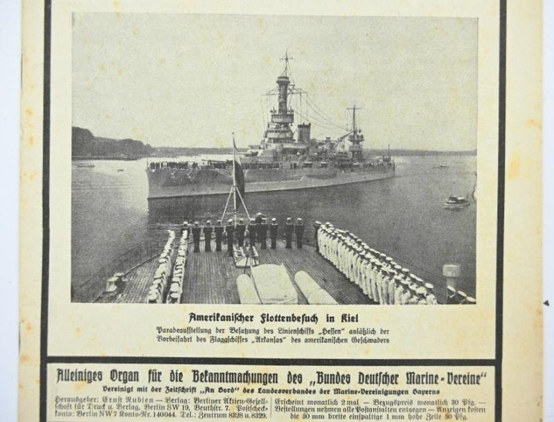 German Reichsmarine Magazine 1930 — image 2