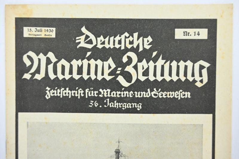 German Reichsmarine Magazine 1930 — image 3