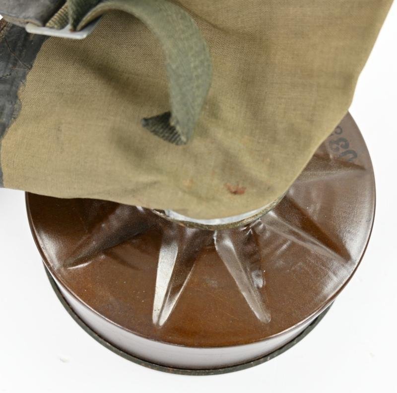 German Luftschutz Gasmask with Carton Filter — image 4