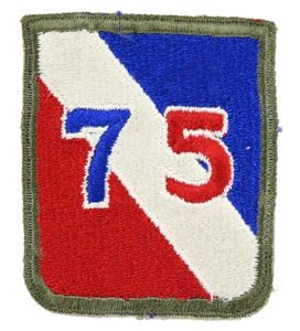 US WW2 75th Infantry Division patch