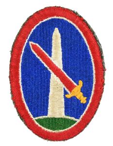 US WW2 Army Military District of Washington SSI