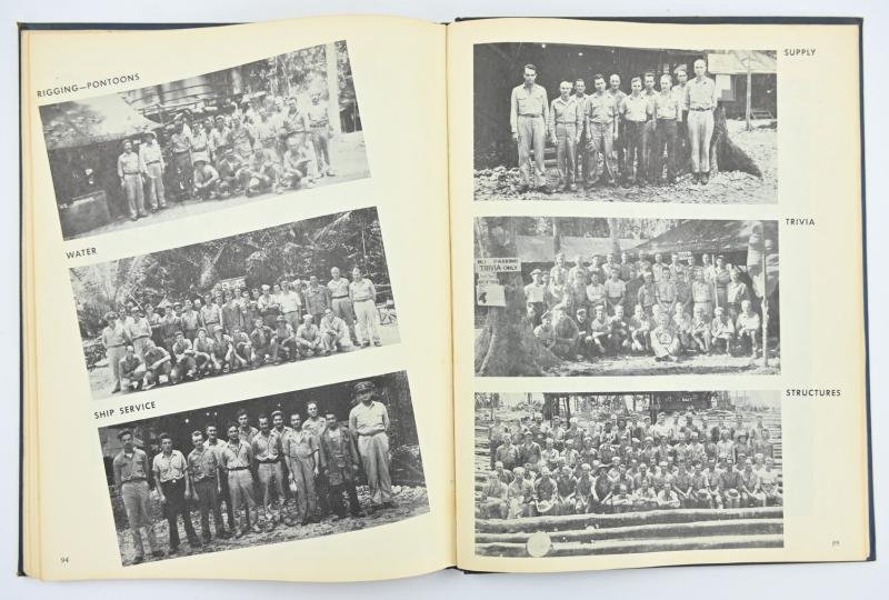 US WW2 History Book of the 60th Seabees — image 10