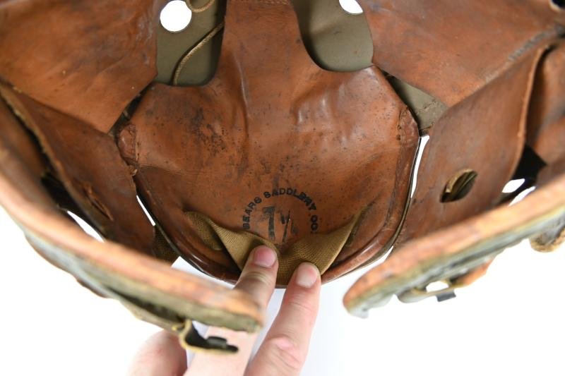 US WW2 2nd Lieutenant 'Sears' Tanker Helmet — image 10