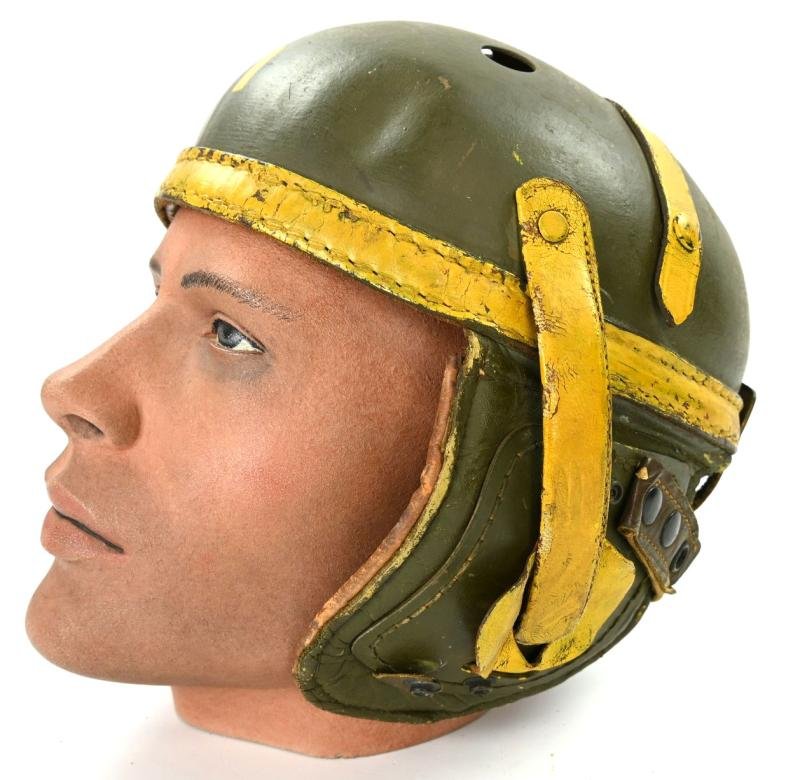 US WW2 2nd Lieutenant 'Sears' Tanker Helmet — image 2