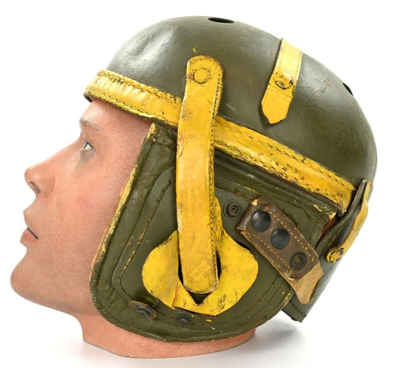 US WW2 2nd Lieutenant 'Sears' Tanker Helmet — image 3