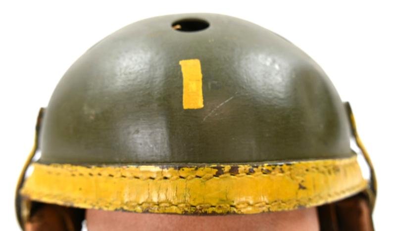 US WW2 2nd Lieutenant 'Sears' Tanker Helmet — image 7