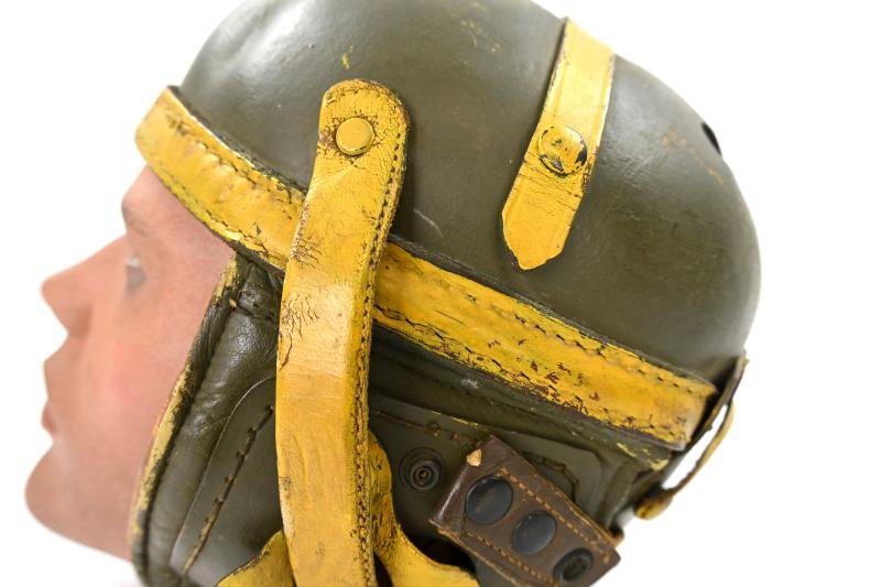 US WW2 2nd Lieutenant 'Sears' Tanker Helmet — image 8