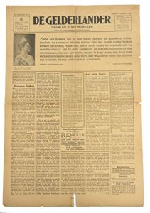 Dutch WW2 Newspaper 'De Gelderlander' 23 September 1944