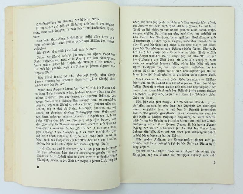 Adolf Hitler Booklet 'Volk und Rasse' — image 4