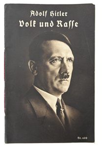 Adolf Hitler Booklet 'Volk und Rasse'