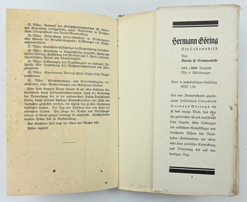 German Third Reich Book ''Hitler Regiert' — image 6