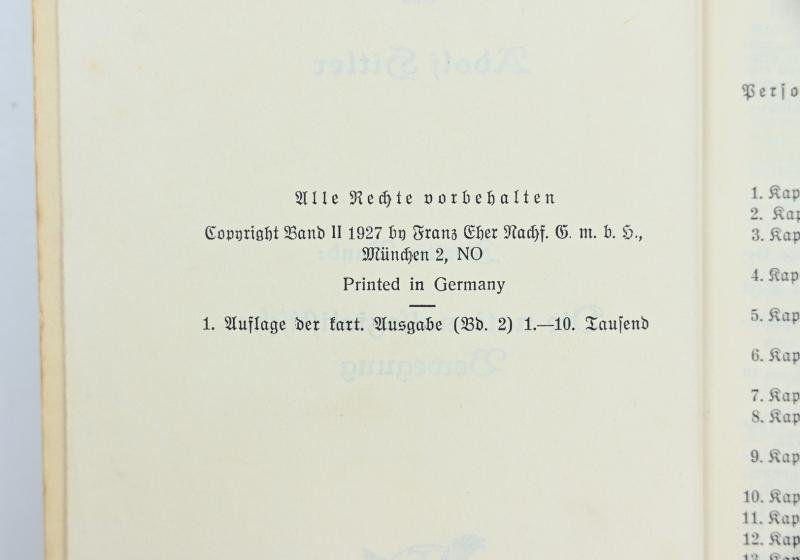 German Adolf Hitler Mein Kampf Book 1932 — image 3
