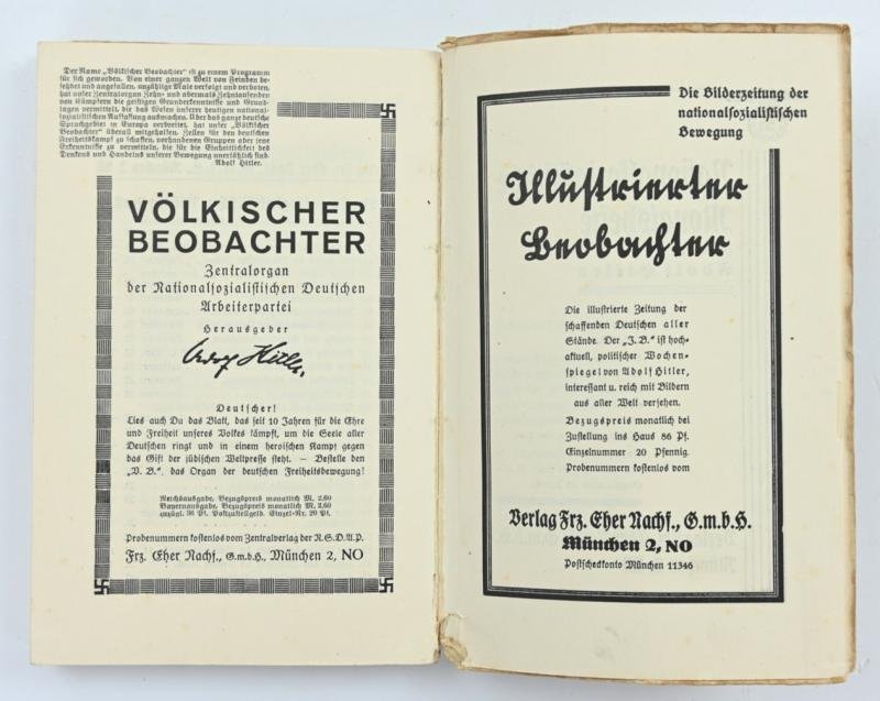 German Adolf Hitler Mein Kampf Book 1932 — image 6