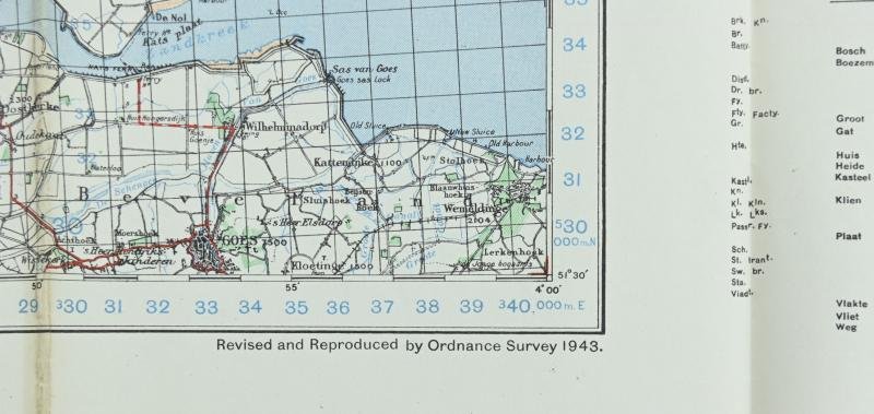 US WW2 Mapcard 'Middelburg' Holland — image 4