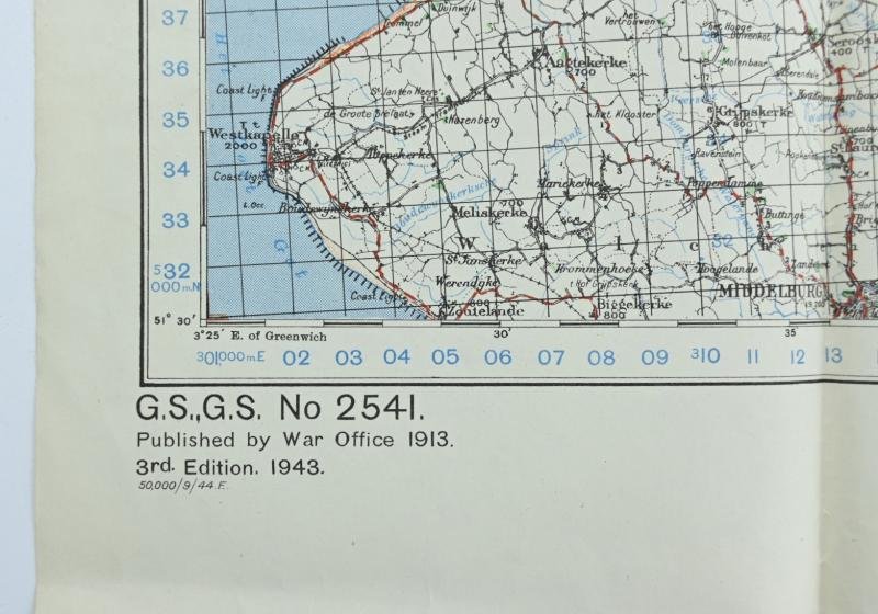 US WW2 Mapcard 'Middelburg' Holland — image 5