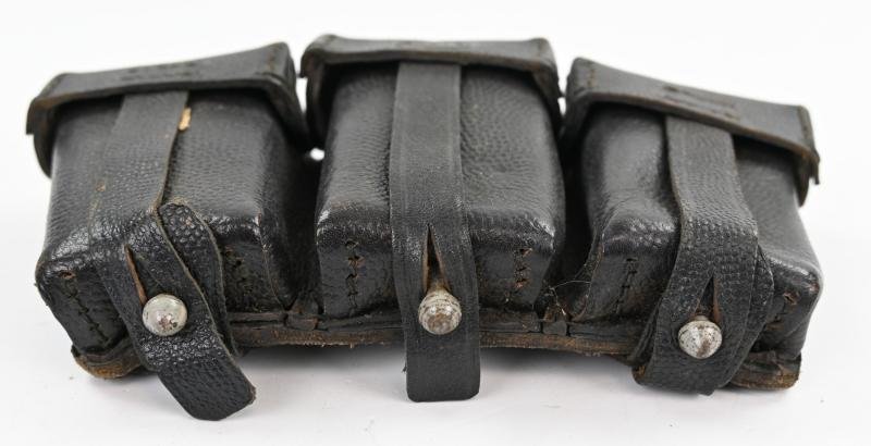 German K98 Ammo Pouch 'J.De Valk A'dam 1944' — image 2