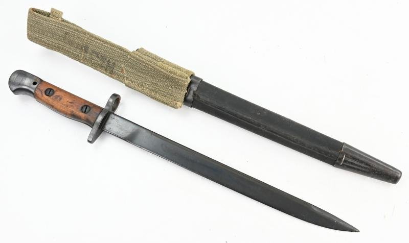 British WW2 Short SMLE Bayonet with JG Frog — image 6