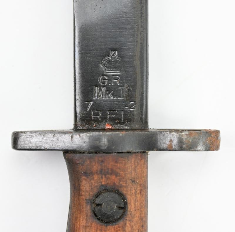 British WW2 Short SMLE Bayonet with JG Frog — image 8