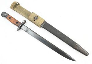 British WW2 Short SMLE Bayonet with JG Frog