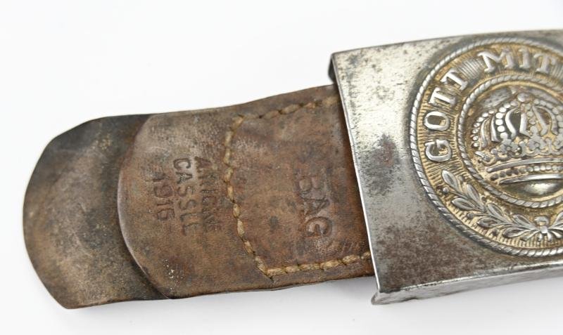 German WW1 Beltbuckle with Tab 1916 — image 3