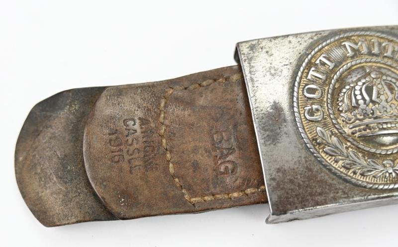 German WW1 Beltbuckle with Tab 1916 — image 4