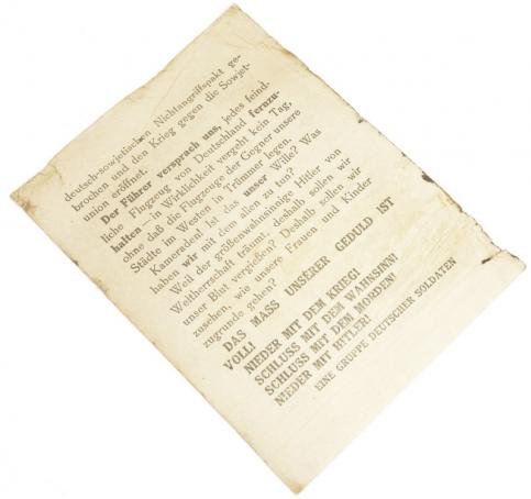 Allied droppingsflyer 'Genug!' — image 3