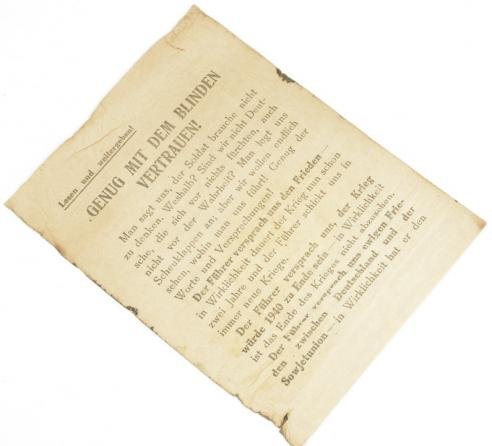 Allied droppingsflyer 'Genug!' — image 4