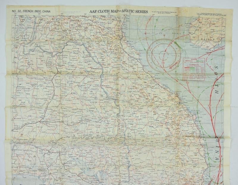 USAAF WW2 Escape Map 'French Indo China' — image 2