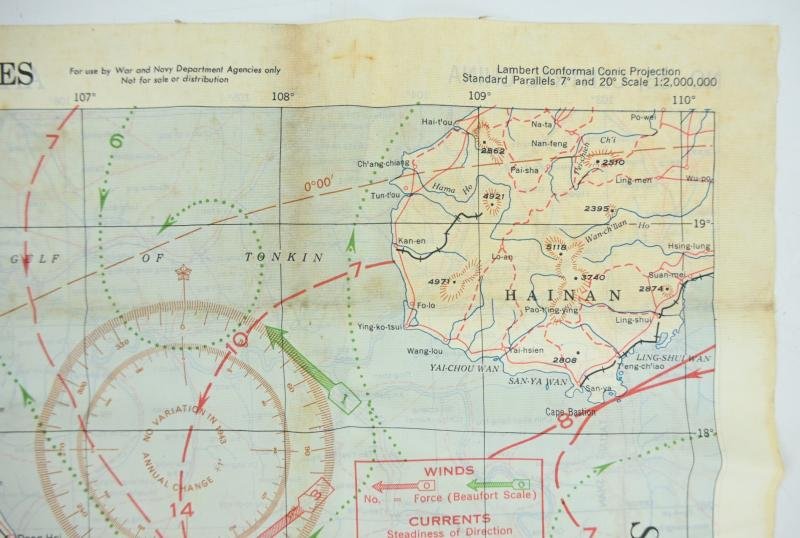USAAF WW2 Escape Map 'French Indo China' — image 7