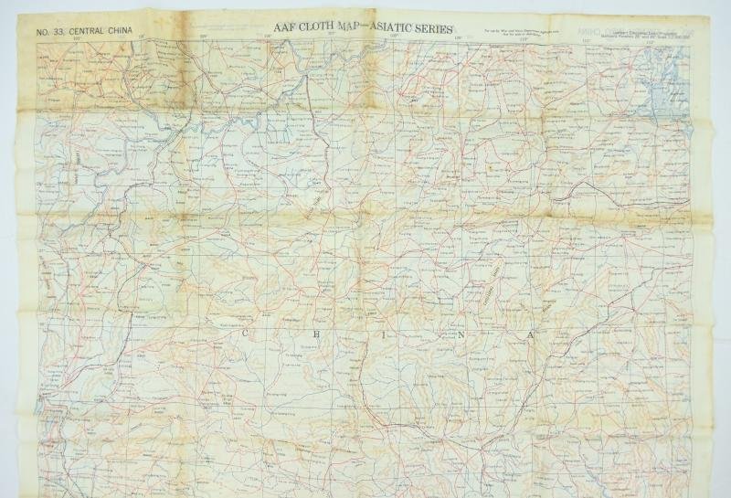 USAAF WW2 Escape Map 'French Indo China' — image 9
