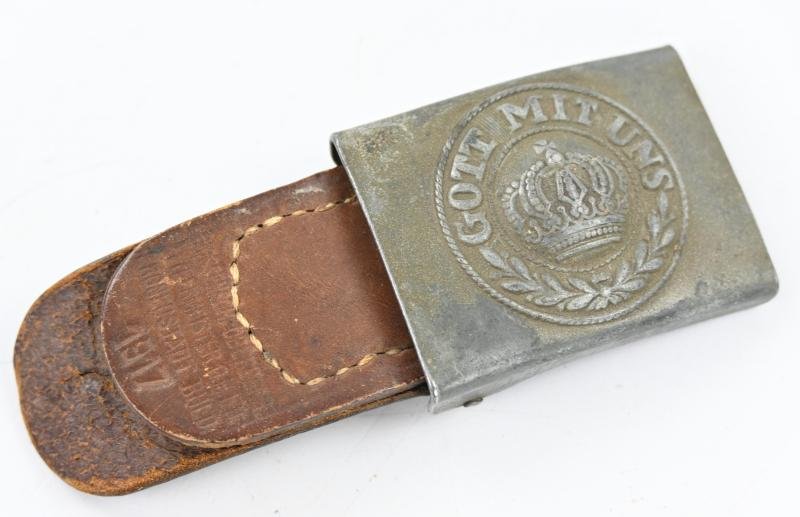 German WW1 Beltbuckle with Tab 1917 — image 3