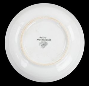 German RAD Tea/Coffee Cup Plate