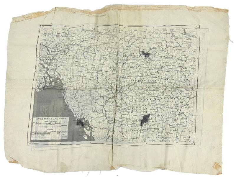 British RAF WW2 Escape Map 'Burma & Siam' — image 5