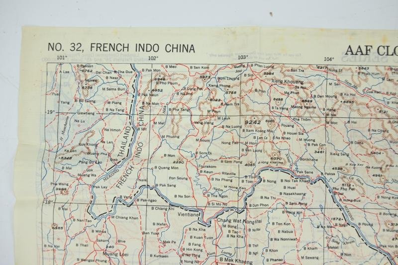 USAAF WW2 Escape Map 'French Indo China' — image 6