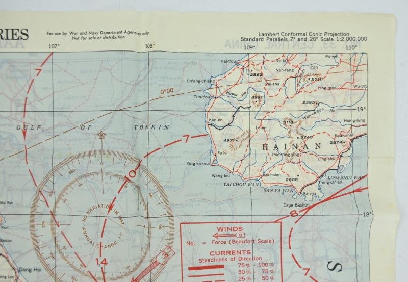USAAF WW2 Escape Map 'French Indo China' — image 7