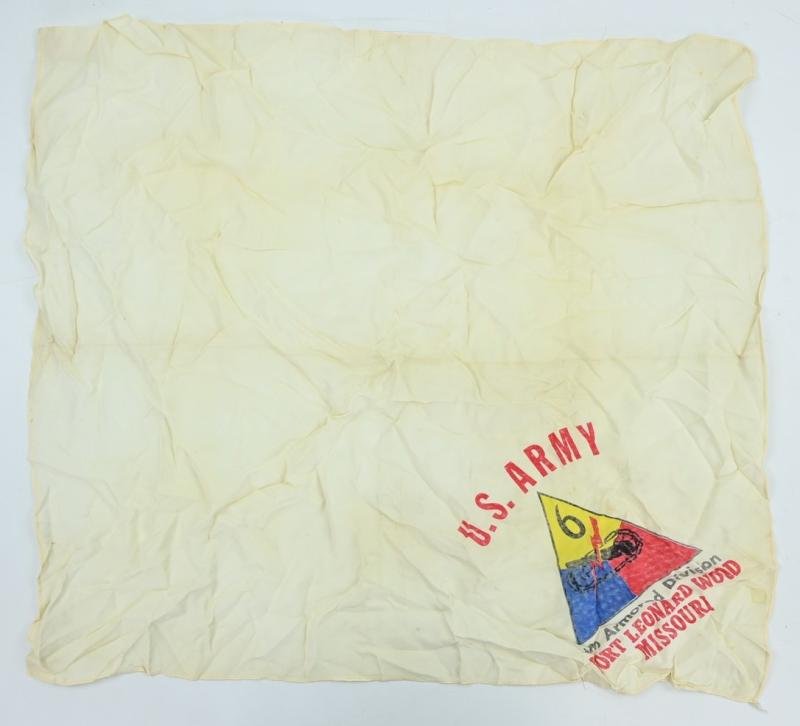 US 6th Armored Division Scarf — image 3