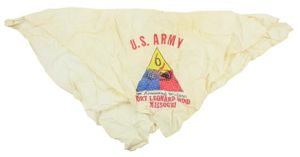 US 6th Armored Division Scarf