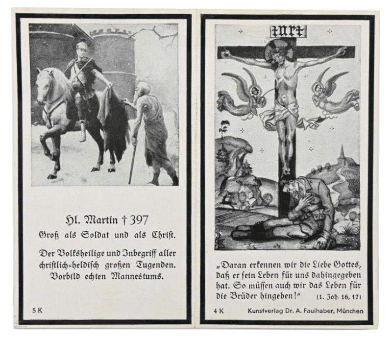German WH Deathcard 'Ferdinand Riedl' — image 2