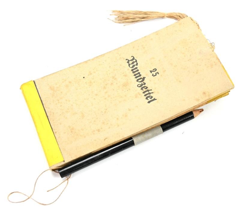 German WH Medical Wound Tag Booklet — image 2
