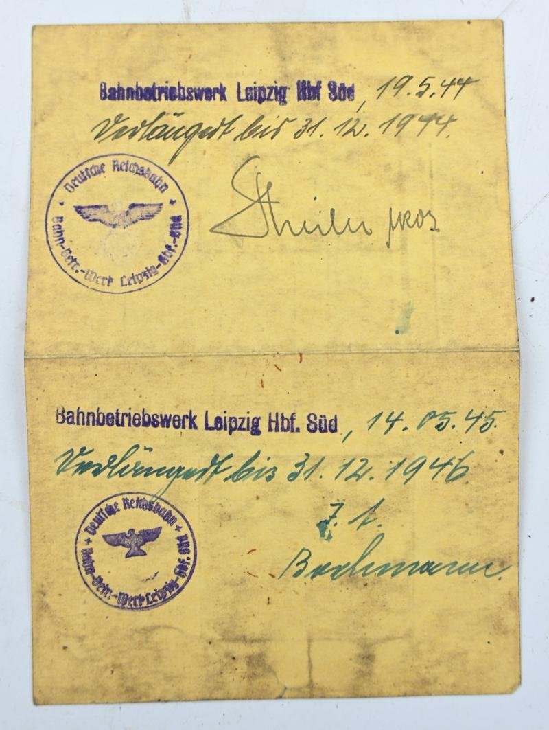 German Reichsbahn Document Set — image 3