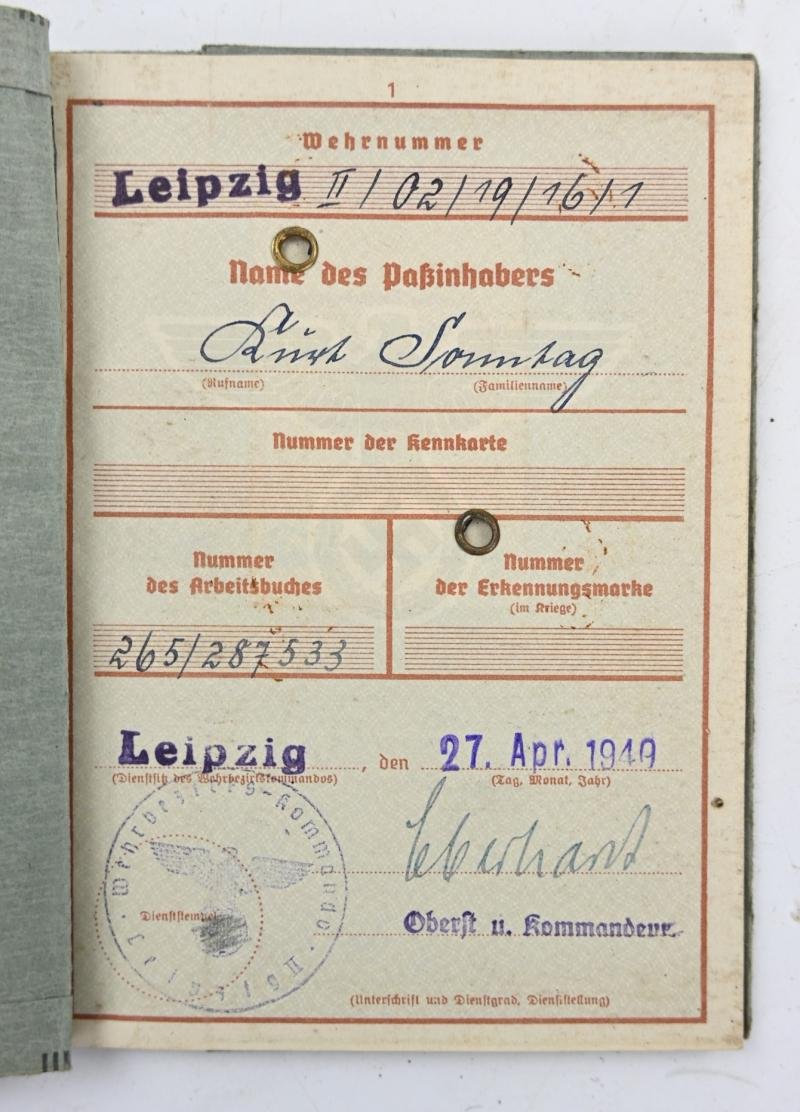 German Reichsbahn Document Set — image 6